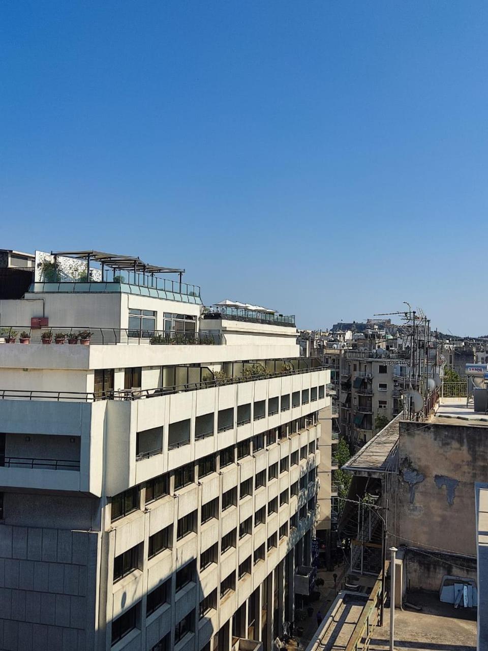 Voda Luxury Residence #401 - Acropolis View Rooftop Athen Exterior foto